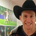 Veličković kao kauboj! Srbin stigao na Oktagon 72 sa šešeirom, a tu je i NBA dres u čast poznatog repera