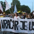 Zborovi građana i kod Pionirskog parka: Pojačano prisustvo policije, skup bez incidenata