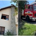 (Video) Gorela porodična kuća u kisaču Nema povređenih, požar brzo lokalizovan