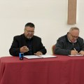 Cvetanović i Alijević potpisali ugovor o donaciji 3 miliona dinara za uredjenje hrama romske crkve