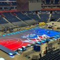 LED teren postavljen u beogradskoj Areni: Liga šampiona igra se na posebnoj podlozi!