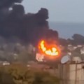 Masovni napad ukrajinskih dronova! Oborena čak 93: Požar u Sočiju, goreo rezervoar s gorivom