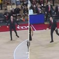 Uleteo u teren širio ruke pred Nedovićem i Mirotićem: Vasilis Spanulis besan kao ris posle poraza u Evroligi