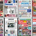 Naslovne strane današnjih novina: Prelistavanje štampe za subotu, 18. april 2026. godine