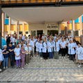 (Foto) Protesti podrške uhapšenim Srbima u svim srpskim zdravstvenim i obrazovnim ustanovama na Kosovu