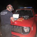 Vatrogasci-spasioci tokom noći nadzirali područje severoistočno od Kragujevca