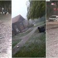 Snažan pljusak sa gradom pogodio Novi Sad: Ulice poplavljene, građani ostali bez vode VIDEO