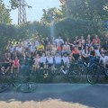 „Čuvari Ustava“ prošli kroz Ljig: Studenti biciklima nastavljaju obilazak Srbije