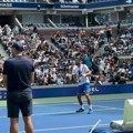 Novak odradio trening na centralnom terenu US open-a: Hiljade ljudi gledalo Đokovića na "Artur Ešu"