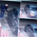 Nadzorna kamera snimila krađu goriva u Valjevu! Sipao benzin za 5.000 dinara, seo u auto i pobegao (video)