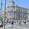 Protest ispred Vlade Srbije