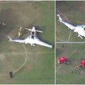 Avion udario u ženu prilikom sletanja! Nesvakidašnja avionska nesreća u Kaliforniji (video)