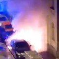 Uhapšena trojica muškaraca zbog sumnje da su zapalili automobil na Vračaru: Kamere snimile trenutak paljenja