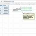 Excel funkcije VLOOKUP i HLOOKUP