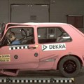 Evo kako bi prošao stari Golf II na modernom "kreš" testu FOTO