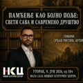 Predavanje u NKC-U: „Pamćenje kao bojno polje – Sveti Sava i savremeno društvo“