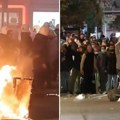 Букти рат на улицама Тиране! Студенти запалили банку и општину, бачени "молотовљеви" коктели, има повређених