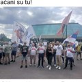 Mršav odziv Čačana na protestu, Stojan opet pobegao, Jelesijević direktno koordinira čačanske demonstrante