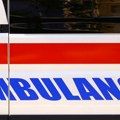 Akcija hitne pomoći iz blizine snimljena nasred Brankovog mosta: Povređen motociklista