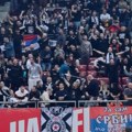 Partizan se pohvalio "domaćom" atmosferom pred Hapoel: Grobari okupirali Sofiju, cela dvorana je crno-bela!