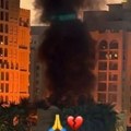 Dubai u plamenu, gore zgrade: Biljana Tipsarević podelila jeziv snimak - u blizini njenog smeštaja pala bomba