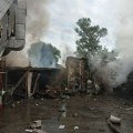 Ruski napad na Kijev: Uništen energetski objekat, elektroenergetska mreža oštećena, izbio požar u zgradi