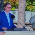 Predsednik Vučić na svečanosti završetka školovanja kadeta na Banjici