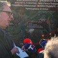 Vučić obilazi radove na delu Dunavskog koridora kod Golupca: "Pozivajte ljude da se vraćaju"