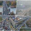 Jutarnji špic u Beogradu: Gužve na mostovima, kolona vozila i kod Autokomande