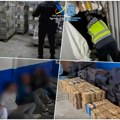 Pogledajte kako je zaplenjen kokain balkanskom kartelu: Koristili legalne kompanije za uvoz ogromnih količina kokaina (video)