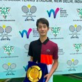 Ognjen Milić, mladi kragujevački teniser, osvojio turnir u Nju Delhiju