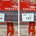 Pašteta sa 185 na 157 dinara Ovo su cene namirnica pre i posle sniženja - velika je razlika (foto)