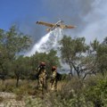 Srušio se avion za gašenje požara u Grčkoj, TV kamere zabeležile pad
