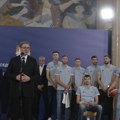 FOTO Vučić primio košarkaše: Verovao sam u njih, znao sam da imaju šampionsko srce i energiju