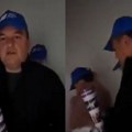 „Nije lako biti sendvičar“: Verbalno sikterisanje SNS aktivista sa ulaznih vrata (VIDEO)