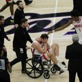 Užasna scena - "Novi Jokić" doživeo stravičnu povredu! Mladi košarkaš vrištao od bolova, teren napustio u invalidskim…