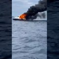 Пожар на мору у Хрватској: Запалио се службени брод Националног парка Корнати (ВИДЕО)