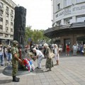 Venci na Spomenik rodoljubima obešenim na Terazijama 1941. godine