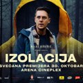 Miloš Biković na svečanoj premijeri filma "Izolacija" 30. oktobra