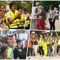 BLOG UŽIVO Studenti prešli pola puta do Gornjim Nedeljicama: Maratonce u Luksemburgu dočekuje gradonačelnica