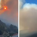 Prve slike i snimci, turisti beže sa Jadrana, vatra stigla do kuća: Požar bukti, dim se vidi i sa Hvara