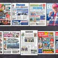Naslovne strane današnjih novina: Prelistavanje štampe za petak, 27. jun 2025. godine