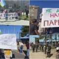 Veliki broj ljudi u Parku Ušće, prisutne jake snage policije: Jedna osoba privedena, građani pokušali da prođu kroz kordon…