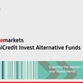 UniCredit Invest pokrenuo onemarkets UC Invest Alternative Fund za dugoročno ulaganje na međunarodnim tržištima