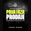 Danas počinje prodaja sezonskih ulaznica KK Partizan za sezonu 2025/2026.