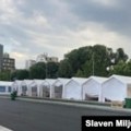 Šatorsko naselje pristalica vlasti u centru Beograda ostaje do daljeg