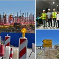 (Foto) radove na gradilištu fruškogorskof koridora ni vrelina ne zaustavlja Potpuno se menja saobraćajna slika ovog dela…