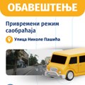 Izmena trasa javnog prevoza zbog radova u ulici Nikole Pašića tokom novembra
