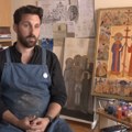 "Ikonopis je propoved u bojama": Dela Anđela Ševića zbližavaju nebo i zemlju (video)