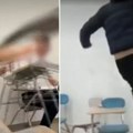 Gađaju nastavnicu, bacaju stolove i stolice: Šok snimci iz crnogorske škole uzdrmali javnost: Podnete dve prijave protiv…